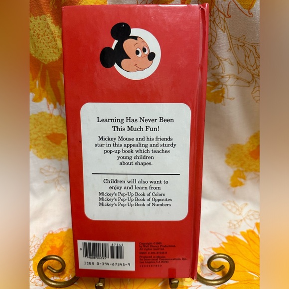 2 Vintage 1985 Walt Disney Mickey’s Pop Up Books-Random House- Fun to see - Picture 5 of 10